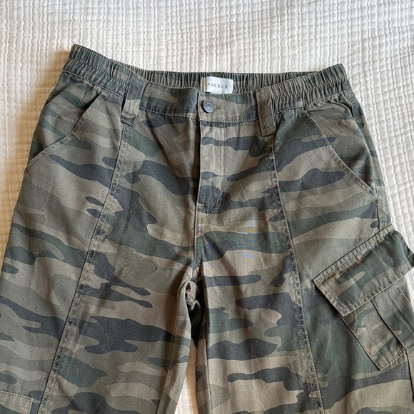 PacSun Wide Leg Camouflage Cargo Pants - Picture 2 of 4